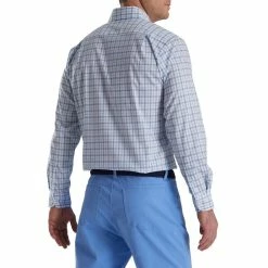 FootJoy Super Soft Woven Plaid Shirt 37 FootJoy Super Soft Woven Plaid Shirt -Shoes Sales Shop footjoy super soft woven plaid shirt white light ocean 02 69283.1671653460