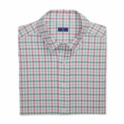 FootJoy Super Soft Woven Plaid Shirt 43 FootJoy Super Soft Woven Plaid Shirt -Shoes Sales Shop footjoy super soft woven plaid shirt white sea green watermelon 04 60267.1671651993
