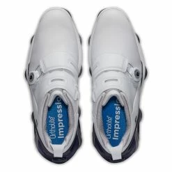 FootJoy Men's Tour Alpha Dual BOA Golf Shoes 10 FootJoy Men's Tour Alpha Dual BOA Golf Shoes -Shoes Sales Shop footjoy tour alpha dual boa golf shoes white navy gray 03 46893.1642002992