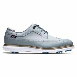 FootJoy Men's Traditions Golf Shoes 98 FootJoy Men's Traditions Golf Shoes -Shoes Sales Shop footjoy traditions golf shoes gray navy red 01 08532.1668608837