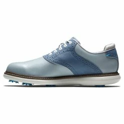 FootJoy Men's Traditions Golf Shoes 75 FootJoy Men's Traditions Golf Shoes -Shoes Sales Shop footjoy traditions golf shoes gray white blue 02 84839.1668608815