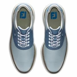 FootJoy Men's Traditions Golf Shoes 76 FootJoy Men's Traditions Golf Shoes -Shoes Sales Shop footjoy traditions golf shoes gray white blue 03 41128.1636978217