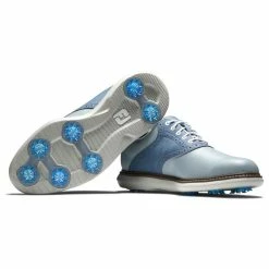 FootJoy Men's Traditions Golf Shoes 79 FootJoy Men's Traditions Golf Shoes -Shoes Sales Shop footjoy traditions golf shoes gray white blue 06 87808.1668608836