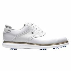 FootJoy Men's Traditions Golf Shoes 68 FootJoy Men's Traditions Golf Shoes -Shoes Sales Shop footjoy traditions golf shoes white gray 01 80873.1669393185