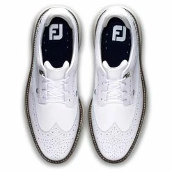 FootJoy Men's Traditions Golf Shoes 94 FootJoy Men's Traditions Golf Shoes -Shoes Sales Shop footjoy traditions golf shoes white gray navy 03 62162.1668608830