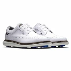 FootJoy Men's Traditions Golf Shoes 96 FootJoy Men's Traditions Golf Shoes -Shoes Sales Shop footjoy traditions golf shoes white gray navy 05 41462.1636977356