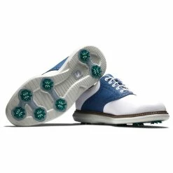 FootJoy Men's Traditions Golf Shoes 61 FootJoy Men's Traditions Golf Shoes -Shoes Sales Shop footjoy traditions golf shoes white navy gray 06 81956.1668608817