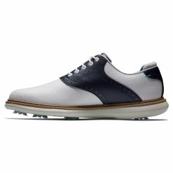 FootJoy Men's Traditions Saddle Golf Shoes -Shoes Sales Shop footjoy traditions saddle golf shoes white navy 02 91803.1676581970