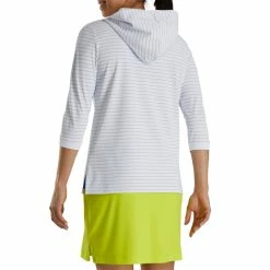 FootJoy Women's 3/4 Sleeve Pinstripe Hoodie 20 FootJoy Women's 3/4 Sleeve Pinstripe Hoodie -Shoes Sales Shop footjoy womens 3 4 sleeve pinstripe hoodie white 03 23724.1633109315