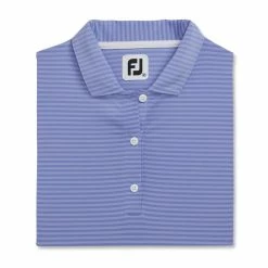 FootJoy Women's Cap Sleeve Tonal Stripe Polo 17 FootJoy Women's Cap Sleeve Tonal Stripe Polo -Shoes Sales Shop footjoy womens cap sleeve tonal stripe polo violet 04 67376.1673904291