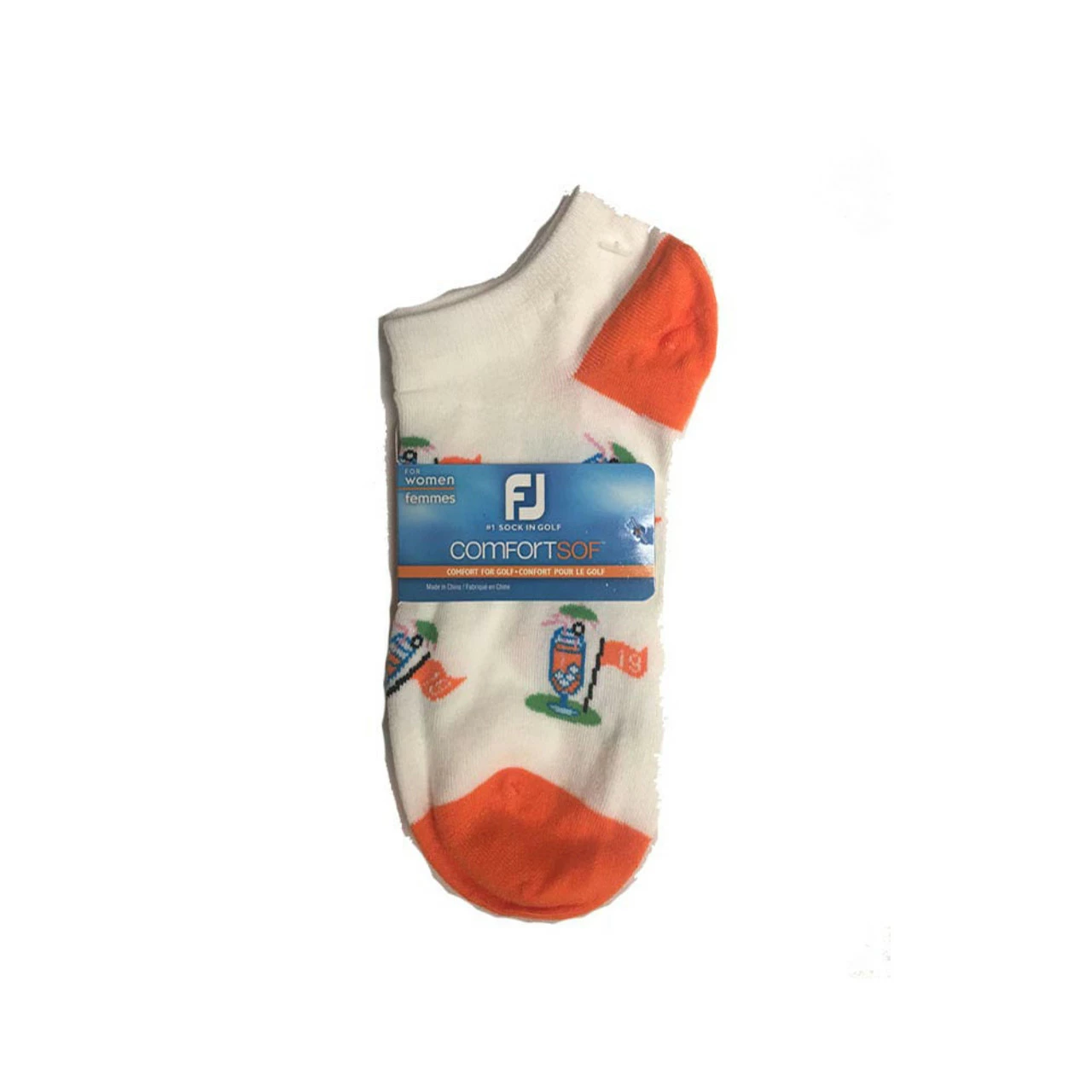FootJoy Women's ComfortSof Low Cut 19th Hole Print Fashion Sock 5 FootJoy Women's ComfortSof Low Cut 19th Hole Print Fashion Sock - Image 3