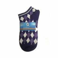 FootJoy Women's ComfortSof Low Cut Argyle Print Fashion Sock -Shoes Sales Shop footjoy womens comfortsof low cut argyle print fashion sock purple 01 87628.1673901045