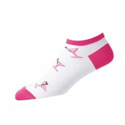 FootJoy Women's ComfortSof Low Cut Martini Print Fashion Sock 11 FootJoy Women's ComfortSof Low Cut Martini Print Fashion Sock -Shoes Sales Shop footjoy womens comfortsof low cut martini print fashion sock white pink 01 69185.1671653580