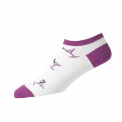 FootJoy Women's ComfortSof Low Cut Martini Print Fashion Sock 12 FootJoy Women's ComfortSof Low Cut Martini Print Fashion Sock -Shoes Sales Shop footjoy womens comfortsof low cut martini print fashion sock white purple 01 05429.1671653580