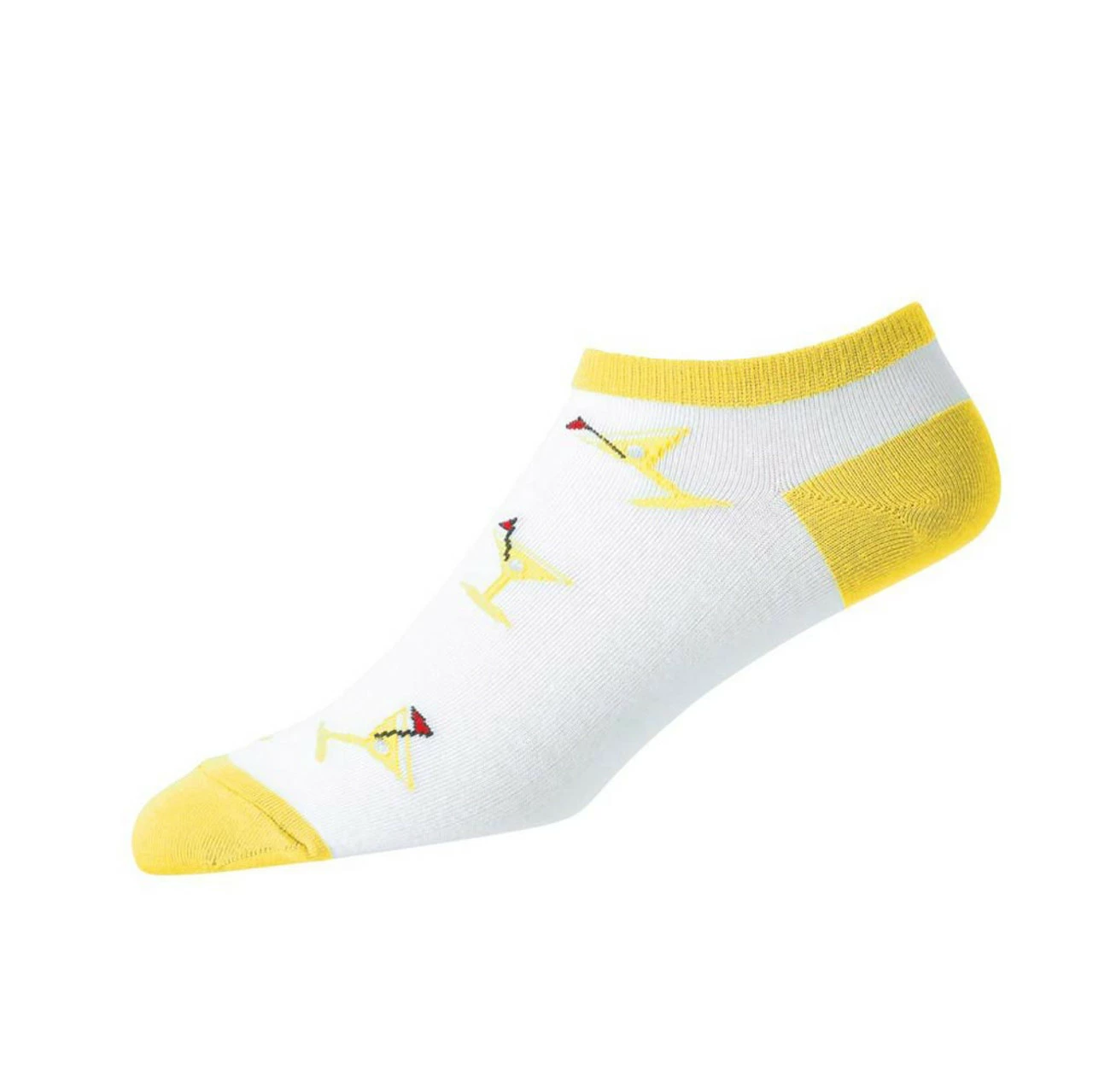 FootJoy Women's ComfortSof Low Cut Martini Print Fashion Sock 8 FootJoy Women's ComfortSof Low Cut Martini Print Fashion Sock - Image 6