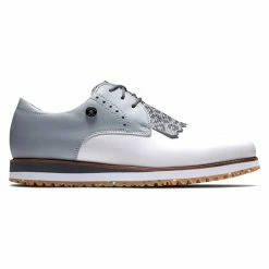 FootJoy Women's FJ Sport Retro Golf Shoes - Previous Season Style 92 FootJoy Women's FJ Sport Retro Golf Shoes - Previous Season Style -Shoes Sales Shop footjoy womens fj sport retro golf shoes white light gray charcoal 01 89634.1657651449