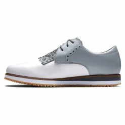 FootJoy Women's FJ Sport Retro Golf Shoes - Previous Season Style 93 FootJoy Women's FJ Sport Retro Golf Shoes - Previous Season Style -Shoes Sales Shop footjoy womens fj sport retro golf shoes white light gray charcoal 02 79856.1657651449