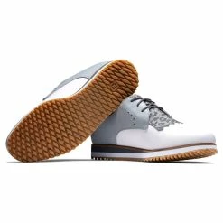 FootJoy Women's FJ Sport Retro Golf Shoes - Previous Season Style 97 FootJoy Women's FJ Sport Retro Golf Shoes - Previous Season Style -Shoes Sales Shop footjoy womens fj sport retro golf shoes white light gray charcoal 06 33981.1657651449