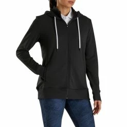 FootJoy Women's Full-Zip Hoodie - Prior Generation 15 FootJoy Women's Full-Zip Hoodie - Prior Generation -Shoes Sales Shop footjoy womens full zip hoodie black 02 17863.1633109708