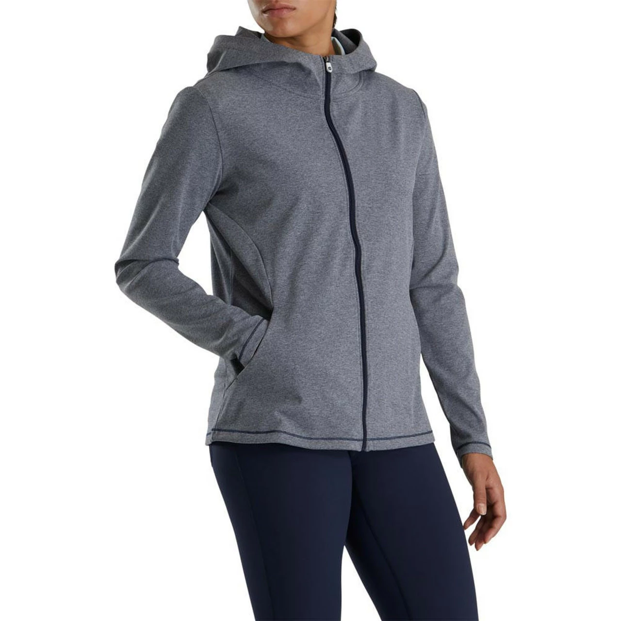 FootJoy Women's Full-Zip Hoodie 5 FootJoy Women's Full-Zip Hoodie - Image 3