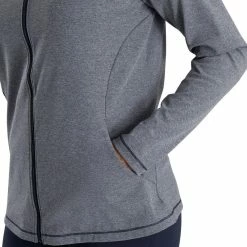 FootJoy Women's Full-Zip Hoodie 24 FootJoy Women's Full-Zip Hoodie -Shoes Sales Shop footjoy womens full zip hoodie navy heather 04 29278.1676583879