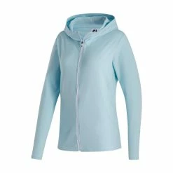 FootJoy Women's Full-Zip Hoodie 26 FootJoy Women's Full-Zip Hoodie -Shoes Sales Shop footjoy womens full zip hoodie sky heather 01 69208.1676589783