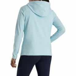 FootJoy Women's Full-Zip Hoodie 31 FootJoy Women's Full-Zip Hoodie -Shoes Sales Shop footjoy womens full zip hoodie sky heather 03 32721.1676597454
