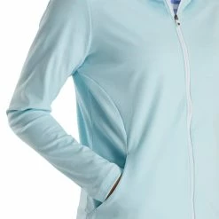 FootJoy Women's Full-Zip Hoodie 32 FootJoy Women's Full-Zip Hoodie -Shoes Sales Shop footjoy womens full zip hoodie sky heather 04 11648.1676588627