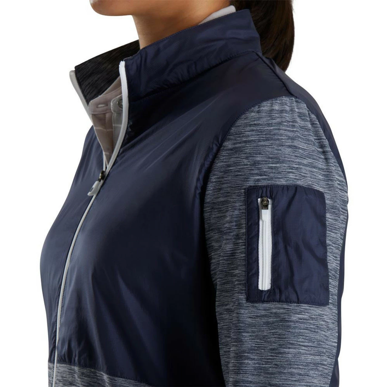 FootJoy Women's Full-Zip Space Dye Mid-Layer 9 FootJoy Women's Full-Zip Space Dye Mid-Layer - Image 7