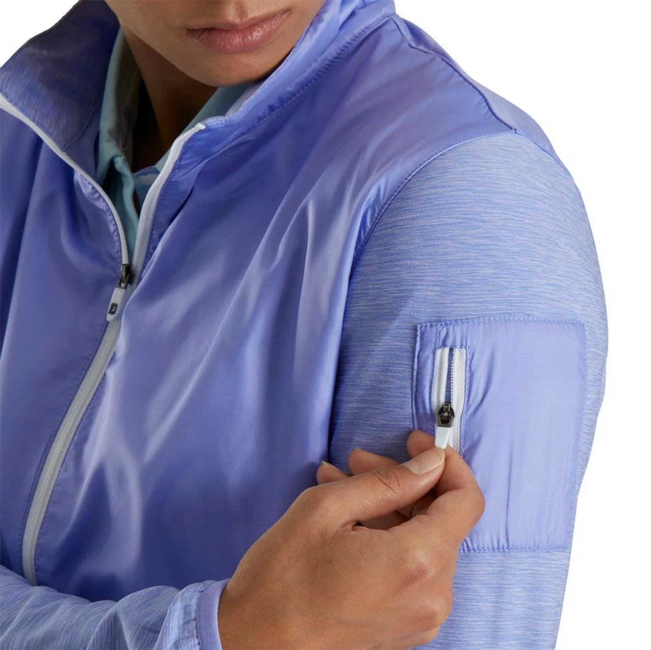 FootJoy Women's Full-Zip Space Dye Mid-Layer 18 FootJoy Women's Full-Zip Space Dye Mid-Layer - Image 16
