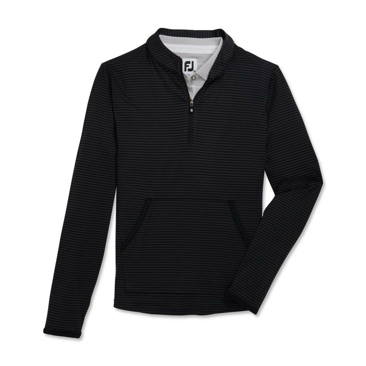 FootJoy Women's Half-Zip Tonal Stripe Mid-Layer 3 FootJoy Women's Half-Zip Tonal Stripe Mid-Layer