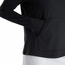 FootJoy Women's Half-Zip Tonal Stripe Mid-Layer 41 FootJoy Women's Half-Zip Tonal Stripe Mid-Layer -Shoes Sales Shop footjoy womens half zip tonal stripe mid layer black 04 12352.1676595411