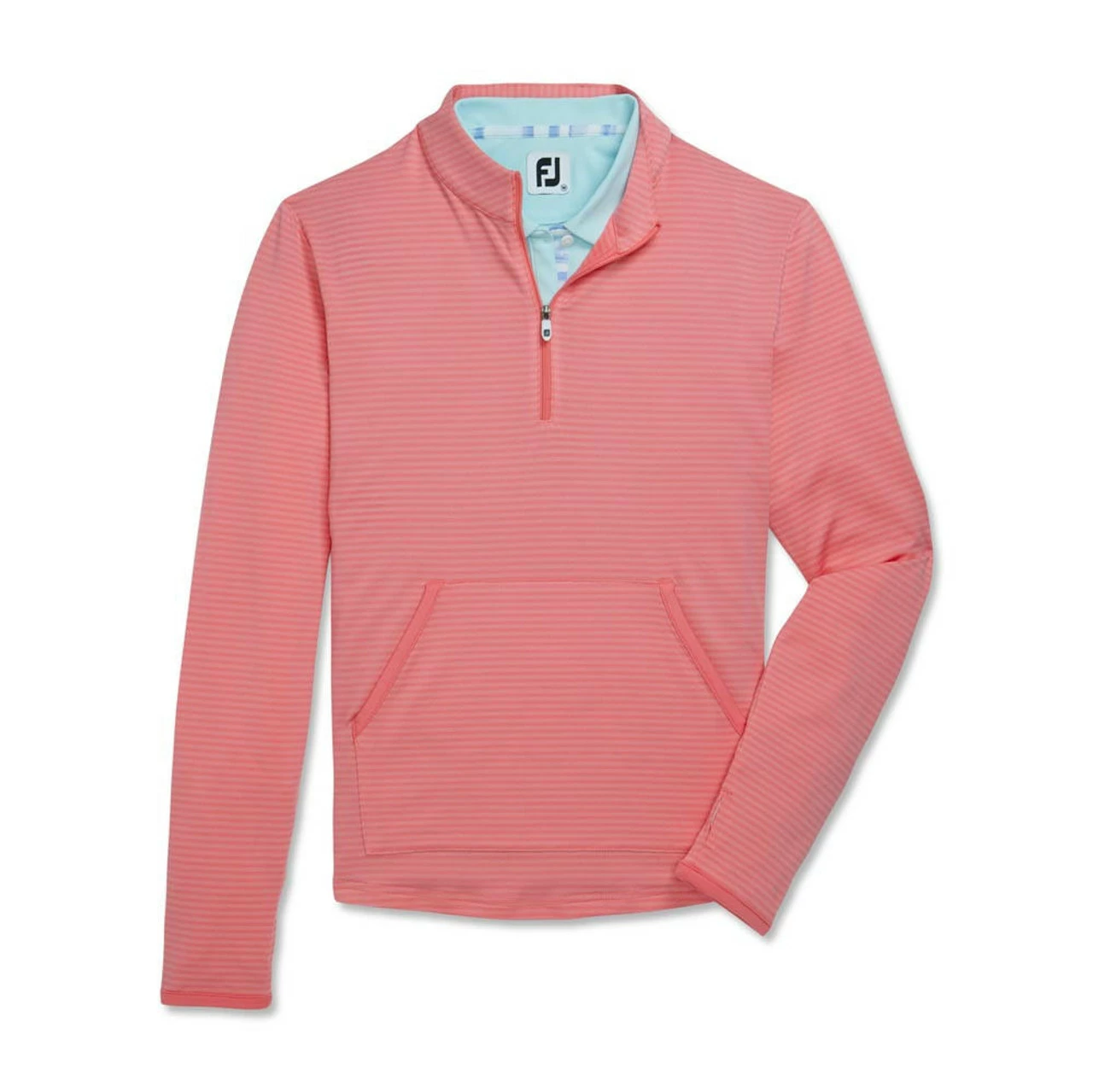 FootJoy Women's Half-Zip Tonal Stripe Mid-Layer 11 FootJoy Women's Half-Zip Tonal Stripe Mid-Layer - Image 9
