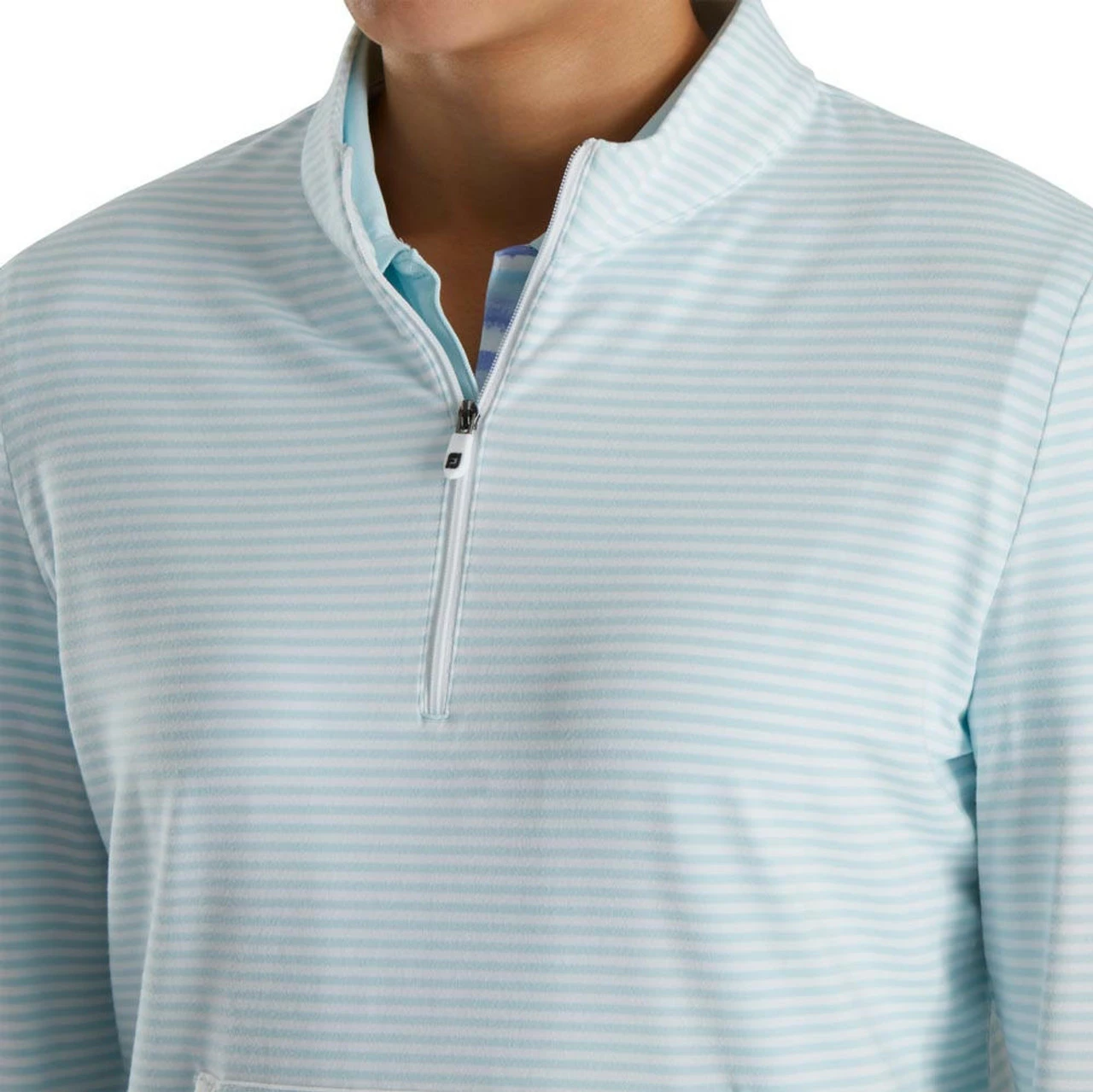 FootJoy Women's Half-Zip Tonal Stripe Mid-Layer 34 FootJoy Women's Half-Zip Tonal Stripe Mid-Layer - Image 32