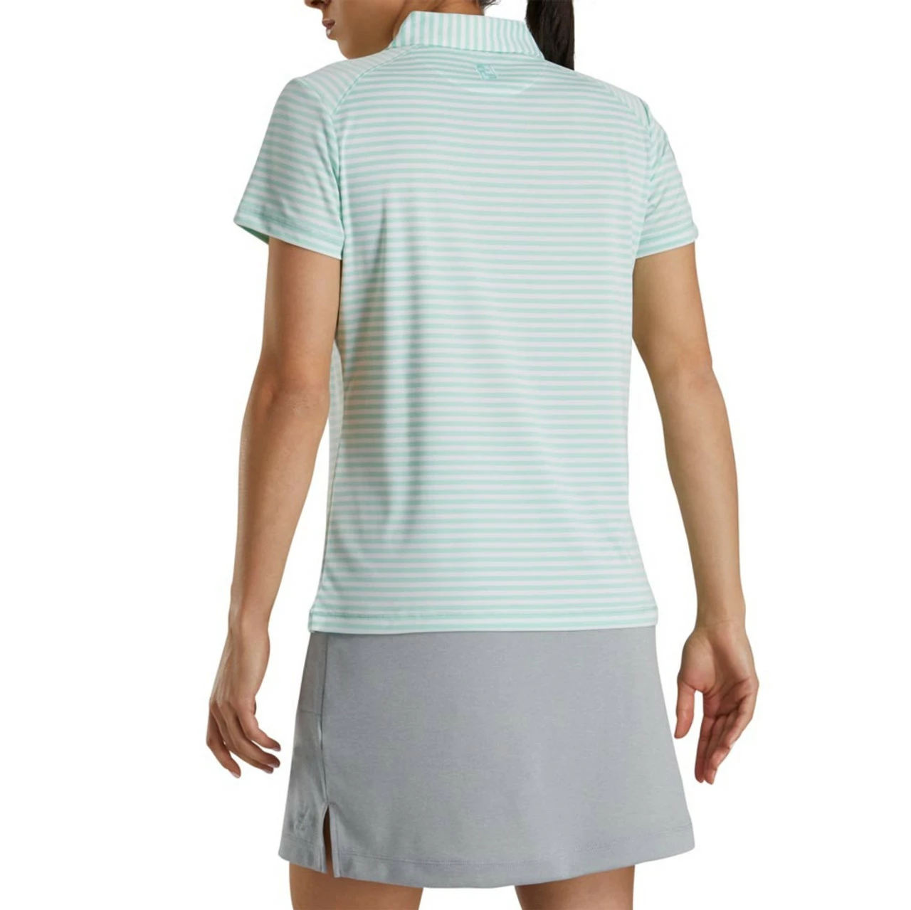 FootJoy Women's Heather Stripe Polo 5 FootJoy Women's Heather Stripe Polo - Image 3