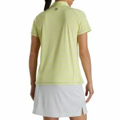 FootJoy Women's Heather Stripe Polo 29 FootJoy Women's Heather Stripe Polo -Shoes Sales Shop footjoy womens heather stripe polo citrus 03 97080.1631901194