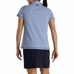 FootJoy Women's Heather Stripe Polo 24 FootJoy Women's Heather Stripe Polo -Shoes Sales Shop footjoy womens heather stripe polo cobalt 03 79249.1631901195