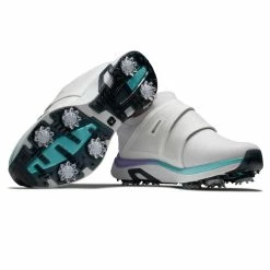 FootJoy Women's Hyperflex BOA Golf Shoes -Shoes Sales Shop footjoy womens hyperflex boa golf shoes white purple blue 06 75048.1677776019