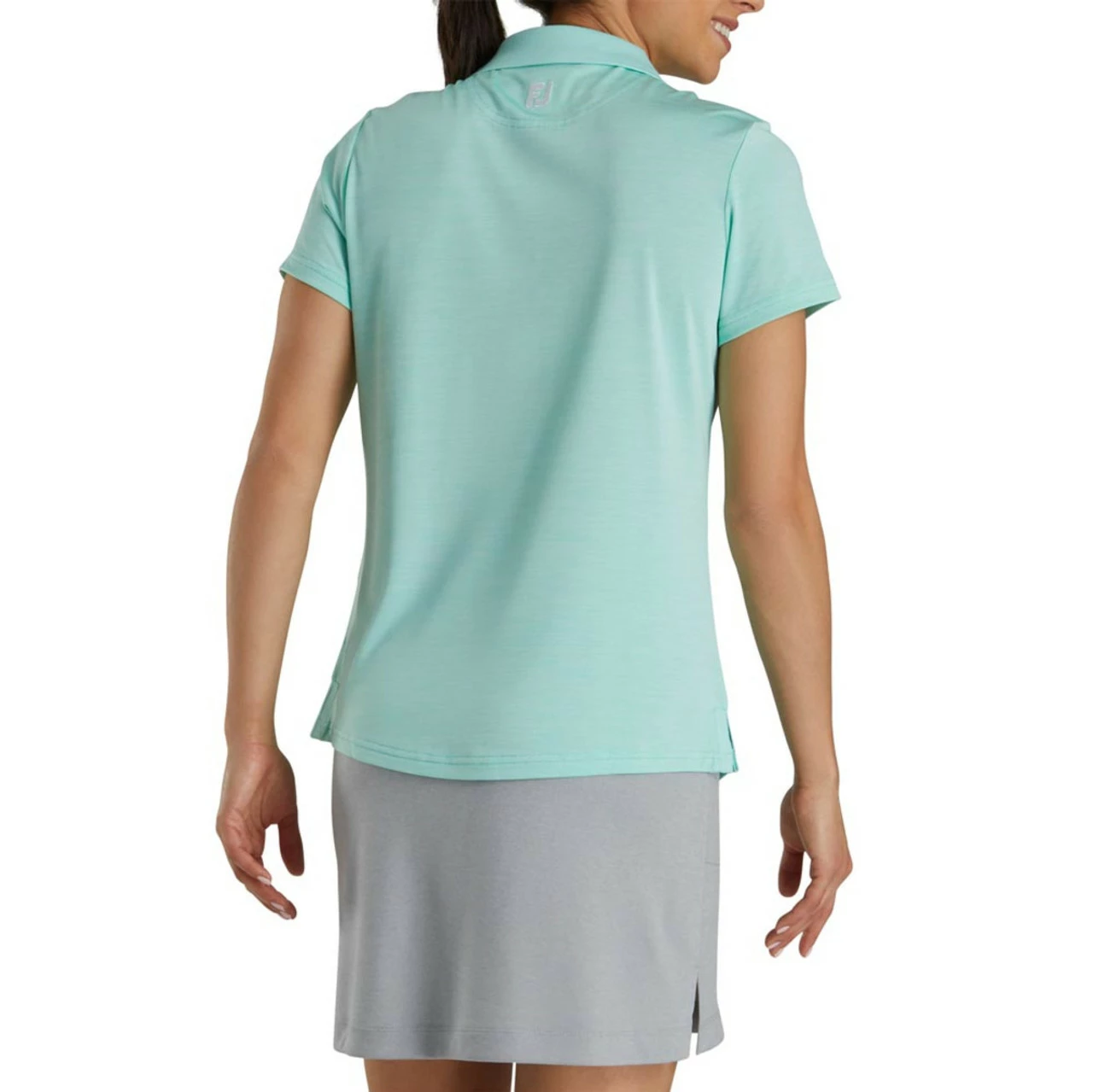 FootJoy Women's Open Placket Space Dye Polo 15 FootJoy Women's Open Placket Space Dye Polo - Image 13
