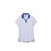 FootJoy Women's Open Placket Space Dye Polo 1 FootJoy Women's Open Placket Space Dye Polo -Shoes Sales Shop footjoy womens open placket space dye polo white cobalt 01 63911.1631902166