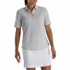 FootJoy Women's Pique Pinstripe Half Sleeve Polo 1 FootJoy Women's Pique Pinstripe Half Sleeve Polo -Shoes Sales Shop footjoy womens pique pinstripe half sleeve polo light grey heather 01 31206.1673899448