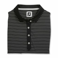 FootJoy Women's Sleeveless Pinstripe Polo -Shoes Sales Shop footjoy womens sleeveless pinstripe polo black 05 04733.1633122943