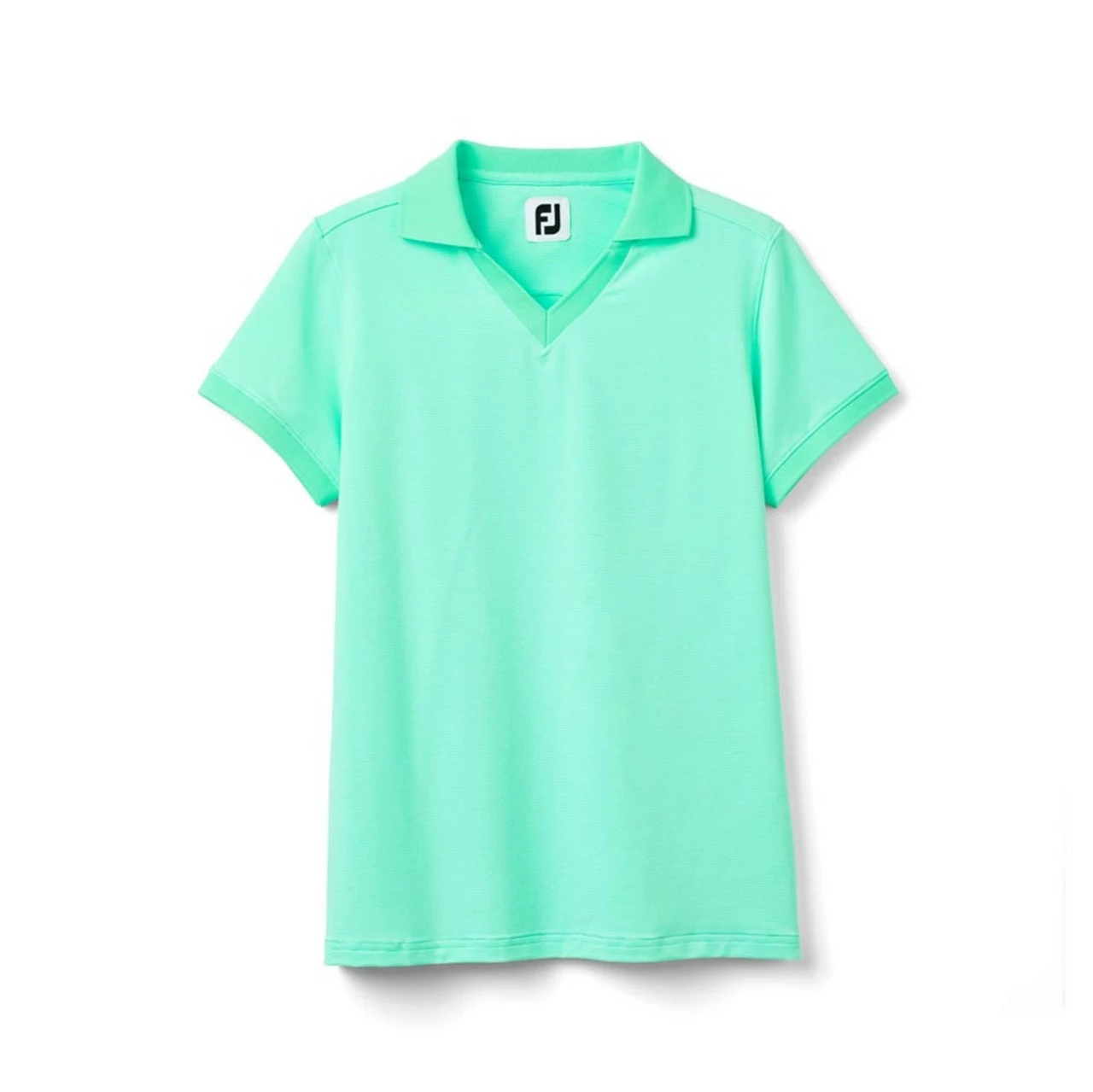 FootJoy Women's Stretch Lisle End On End Open Collar Polo 5 FootJoy Women's Stretch Lisle End On End Open Collar Polo - Image 3