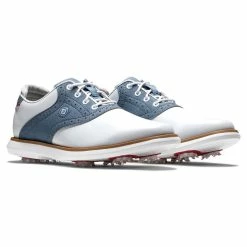 FootJoy Women's Traditions Golf Shoes 42 FootJoy Women's Traditions Golf Shoes -Shoes Sales Shop footjoy womens traditions golf shoes white blue 05 83083.1669393219