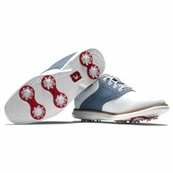 FootJoy Women's Traditions Golf Shoes 43 FootJoy Women's Traditions Golf Shoes -Shoes Sales Shop footjoy womens traditions golf shoes white blue 06 38337.1669393245