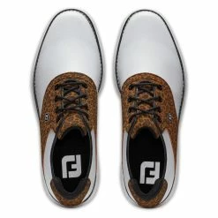 FootJoy Women's Traditions Saddle Golf Shoes -Shoes Sales Shop footjoy womens traditions saddle golf shoes leopard 03 12432.1676586749