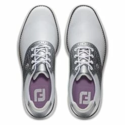FootJoy Women's Traditions Spikeless Golf Shoes 34 FootJoy Women's Traditions Spikeless Golf Shoes -Shoes Sales Shop footjoy womens traditions spikeless golf shoes white silver 03 51134.1676592681