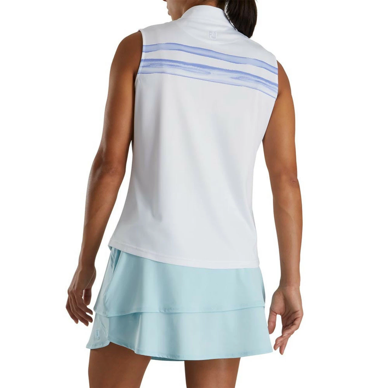 FootJoy Women's Watercolor Block Sleeveless Polo 15 FootJoy Women's Watercolor Block Sleeveless Polo - Image 13