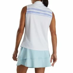 FootJoy Women's Watercolor Block Sleeveless Polo 31 FootJoy Women's Watercolor Block Sleeveless Polo -Shoes Sales Shop footjoy womens watercolor block sleeveless polo white violet 03 58852.1676591746