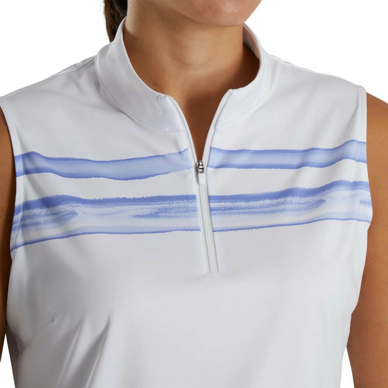FootJoy Women's Watercolor Block Sleeveless Polo 17 FootJoy Women's Watercolor Block Sleeveless Polo - Image 15